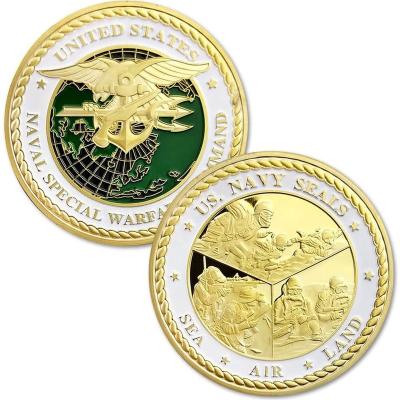 China USA Wholesale Custom US Navy Metal Coin Coins Souvenir Collection Coins for sale