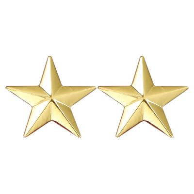 China South America Wholesale Custom Engraved Personalized Blank Gold Plated Sheriff Star Lapel Pin Metal Badge for sale