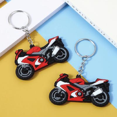 China Wholesale high quality car soft brand key chain motorcycle promotion/souvenir/collection PVC rubber key chain for sale