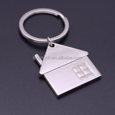 China Wholesale promotion/souvenir/collection metal house key chain in house stock key ring for sale