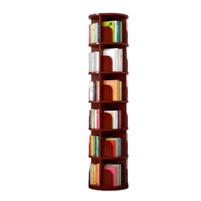 China Rotate 360 ​​Degree Widely Used Modern Rotating Round Wooden Kids Shelf Special Design for sale