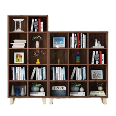 China Easy To Install 2021 New Design Creative Bookcase Bookcase Hot Selling Wooden Shelf for sale