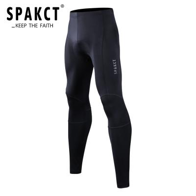 China SPAKCT Breathable Climbing MTB Mountain Bike Autumn Cycling Long Padded Bicycle Inclined Tights Pants Men Full Hosen Sports Licra Pants for sale