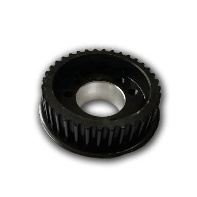 China 5MM Pitch Widely Used 6061 Aluminum Black Anodized Timing Belt Pulley for sale