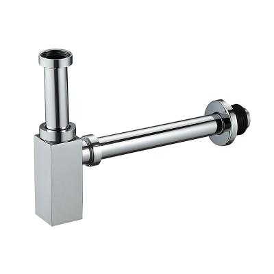 China Modern Chrome Plated Bathroom Basin Sink Bottle P-Trap Stainless Steel SUS304 for sale