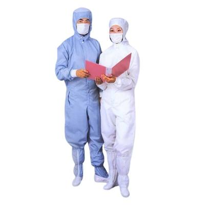 China Antistatic Cleanroom ESD Antistatic Coverall for Cleaning Room for sale