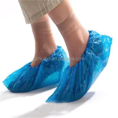 China Eco - Friendly PE Disposable Shoes Cover Waterproof Anti - Slip CPE Disposable Shoes Covers for sale