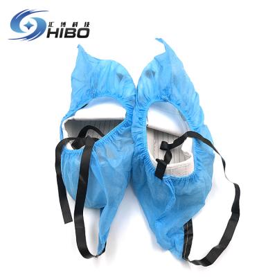 China Made by Disposable Machine or Hand Shoe Cover / Non Slip Shoe Conductive Cover Shoe Cover for sale