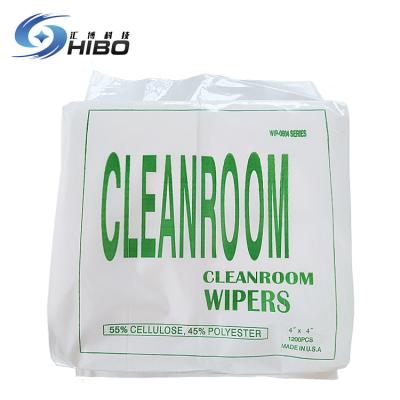 China Cleanroom Simple Polyester Nonwoven Wiper, Polyester Wiper, Microfiber Wiper for sale