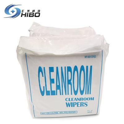 China Sustainable Disposable Microfiber Cleanroom Wiper /wiper Cleanroom for sale