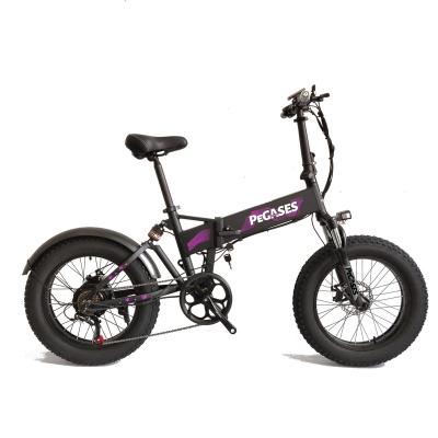 China Aluminum Alloy Eclectic Bike 20 Inch Foldable Ebike Fat Tire Bikes 48v 1000w Mountain Snow Electric Bicycle for sale