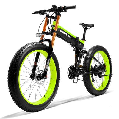 China 2021 most popular aluminum alloy ebike fat tire electric bike48V 13AH 1000W Panasoni'c 26 battery folding electric bicycle for wholesale for sale