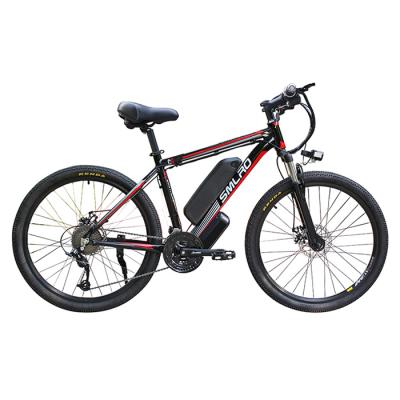 China Fast Alloy 26inch 21 City Bike 48v 350W 10Ah Lithium Battery Electric Speeded Mtb Mountain Bike Aluminum Supplier From China for sale