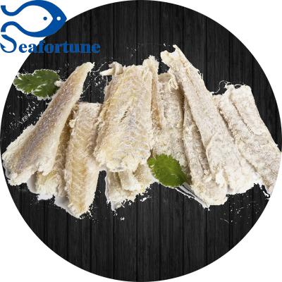 China Wholesale Vitamins Health Dried Salted Wild Alaska Pollock Fish Migas for sale