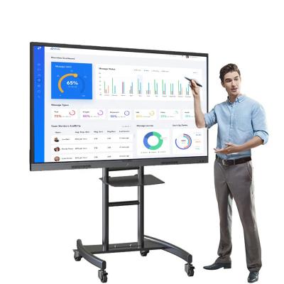 China Education.Training. Conference 100 Inch Oversized Smart Interactive Touch Panel Digital Smart Board For Education for sale