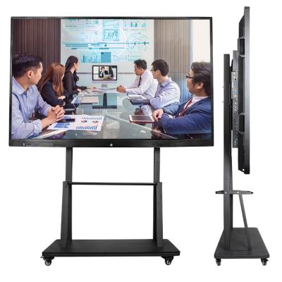 China Education.Training. Dual Conference System With Camera 75 Inch Smart Interactive Flat Board Display Panel For Meeting Room for sale