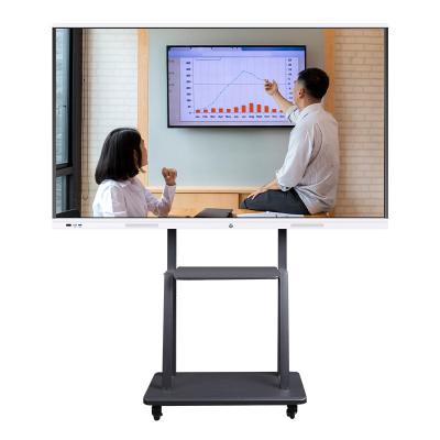 China Advertising kiosk cheap 86 inch board baichuan smart digital touch screen lcd display interactive whiteboard for meeting / classroom for sale