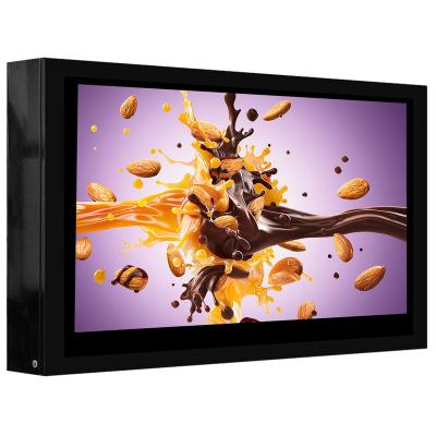 China 27 Inch Supermarket Advertising Screen Android Wall Mounted Video Advertising Kiosk for sale