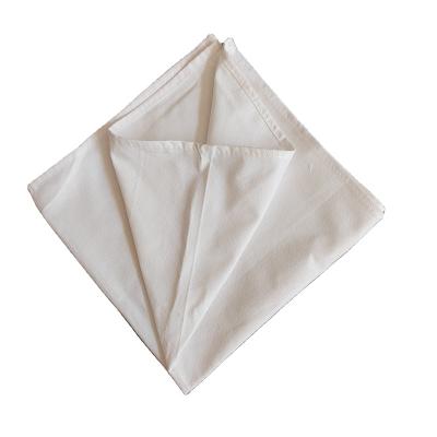 China High Quality Stock Hotel Large Quantity Woven White Towel 52*52cm for sale