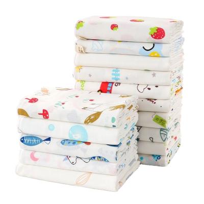 China Double Wearable Baby Cartoon Printing Blanket 70%Bamboo 30%Cotton Bath Towel Fabric for sale