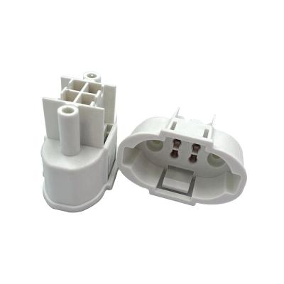 China Plug-in Light Accessories Fluorescent Lamp Part Certification Plastic Socket 600V 660W For G10Q Lamp Holder for sale