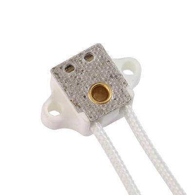 China Handy Socket G4/G5.3/G6.35 High Durability Lamp Base G4/G5.3/G6.35 Halogen Lamp Holder Ceramic for sale