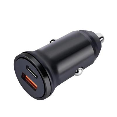 China New Design OEM Sell 2 Left Hand Car Charger QC3.0 Usb Car Charger PD Dual Charger Custom Plug Super Fast Usb Car Charger Wholesale Supplier for sale