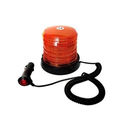 China Flashing 12V Safety Beacon School Bus Forklift Strobe Light Truck Rotating Turn Warning Magnetic Beacon Light With Sucker For Car for sale