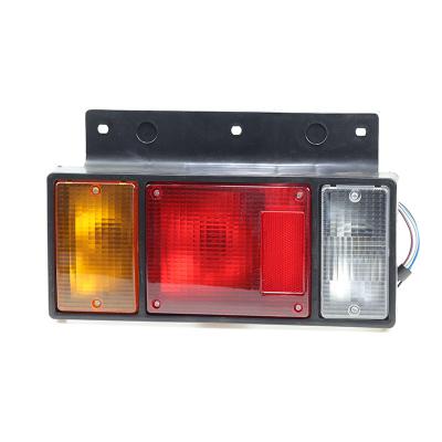 China PC+ABS+LED LED Tail Lights For Bus Coach Truck 3 IN 1 24V Bus Trailer Tail Lights Truck Rear Light Tail Lamp Truck Signal Lights for sale