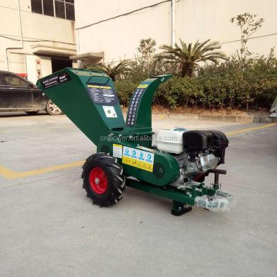 China Portable Waste Wood Shredder Hoe Utilize Gasoline Power Hydraulic Wood Chipper for sale