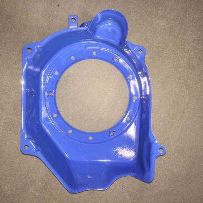 China Gasoline Generator Parts 170F Fan Cover Yellow Metal Steel Black Fan Cover for sale