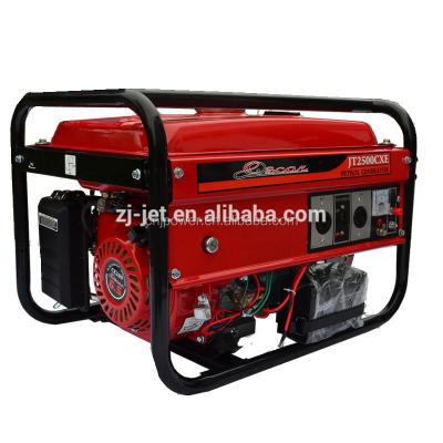 China 2000w portable gasoline generator 220v generator 2kw gasoline loncin generator JT2500CX for sale