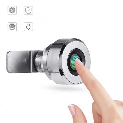 China FUNN309 Zinc Alloy Smart Biometric Fingerprint Furniture Drawer Lock / Keyless Electronic Cabinet Lock for sale