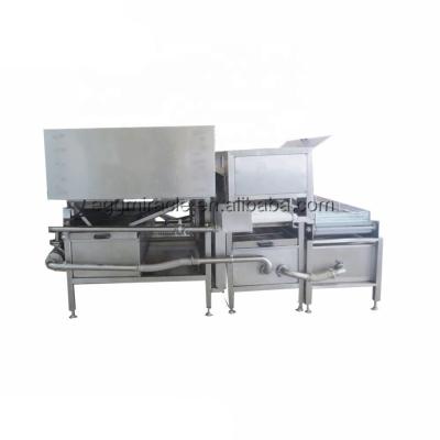 China Canning Factory Factory Price Boiled Chicken Egg Peeling Machine Egg Peeling Processing Line for sale