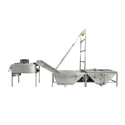 China Deep Egg Processing Industry Single Quail Egg Boiling And Peeling Processing Line for sale