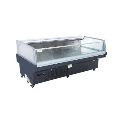 China Supermarket Top Open Type Meat And Deli Display Chiller for sale