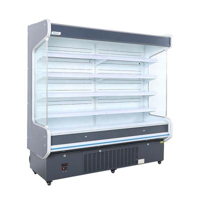 China Commercial supermarket fruit and vegetable display chiller refrigerators for sale