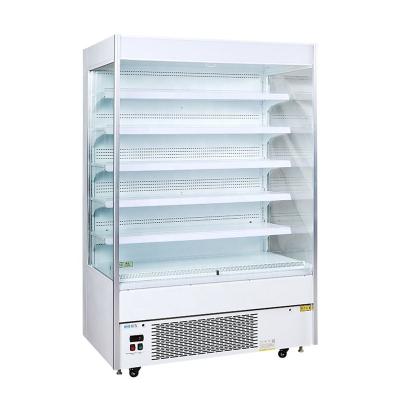 China Open Display Milk Soft Drink Supermarket Refrigerator Freezer For Dairy, Vegetables and Fruits Display for sale