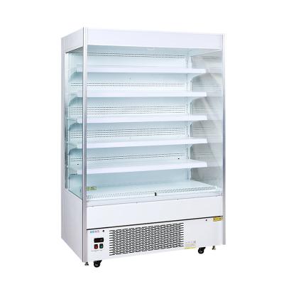 China Display freezer refrigerated multideck open milk chiller for convenience store for sale