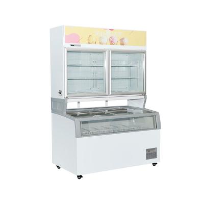 China Back storage ice cream freezer showcase back storage ice cream showcase for sale