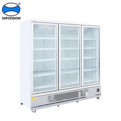 China Beverage display cooler glass door chiller cold drink refrigerator for sale