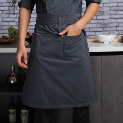 China 2020 Wholesale Coffee Apron Adjustable Bib Custom Kitchen Apron W031 for sale