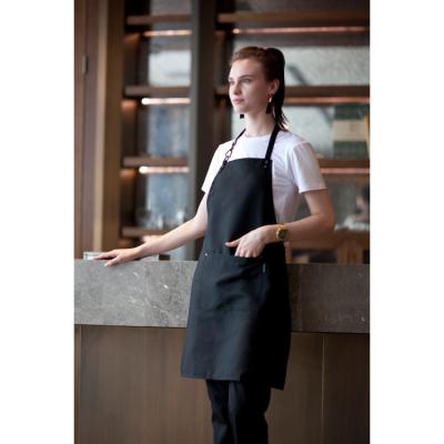 China Eco-Friendly Canvas Kitchen Apron Customized Apron Bartender Apron With Pockets FW037 for sale