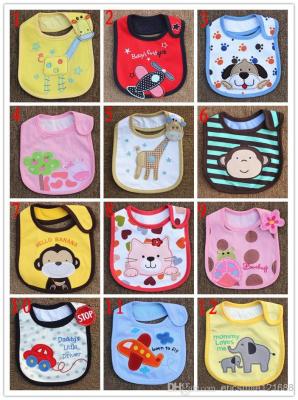 China Infant saliva towels 3-layer Baby Waterproof bibs Baby wear accessories kids cotton apron for sale