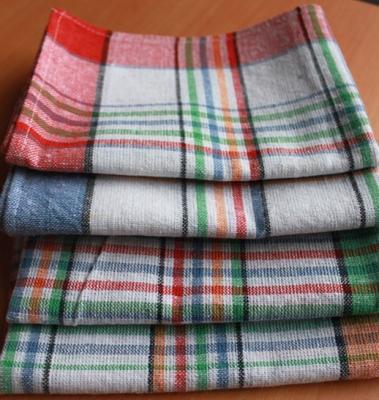 China 50*70Cotton Kitchen Tea Towels yarn-dyed plaid tea towel cover cloth napkins kitchen towel for sale