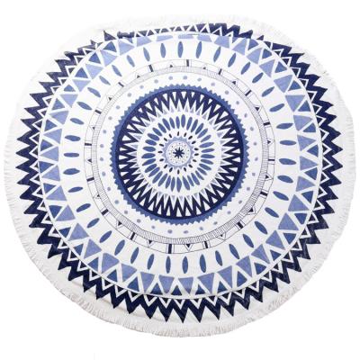 China summer round beach towels customize design with low MOQ low price for sale