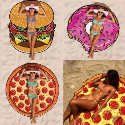 China 2017 New Beach Cover Up Round Tassel Cotton Beach Coverup Beach Mat Shawl Yoga Mat Letter Sarong Cloak Bathing Suit for sale