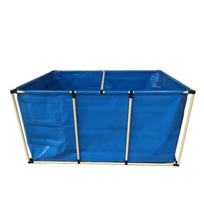 China Sewage Treatment Aluminum PVC Frame Water Tank Fast Assembled Pond for sale