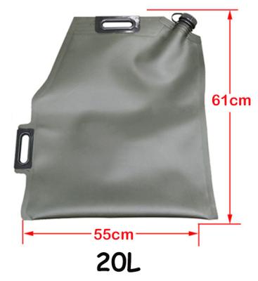 China Durable Plastic PVC TPU Fuel Tank Container Fuel Bag Portable Oil Can for sale