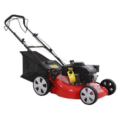 China 4-Stroke 20 Inch Gasoline Lawn Mower Self Propelled Wheelbarrow Lawn Mower Self Propelled Lawn Mower for sale